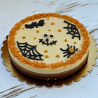 Tort cu ciocolata, crema cu fresh de portocale si zmeura, Colecția Halloween