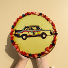 Trio Mousse ciocolata, vanilie, zmeură Masina - Colecția pentru copii