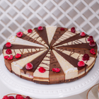 Tort Raw Power Ciocolată și Zmeură - Mix felii