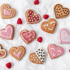 Turta dulce mărțișor în variantă de post