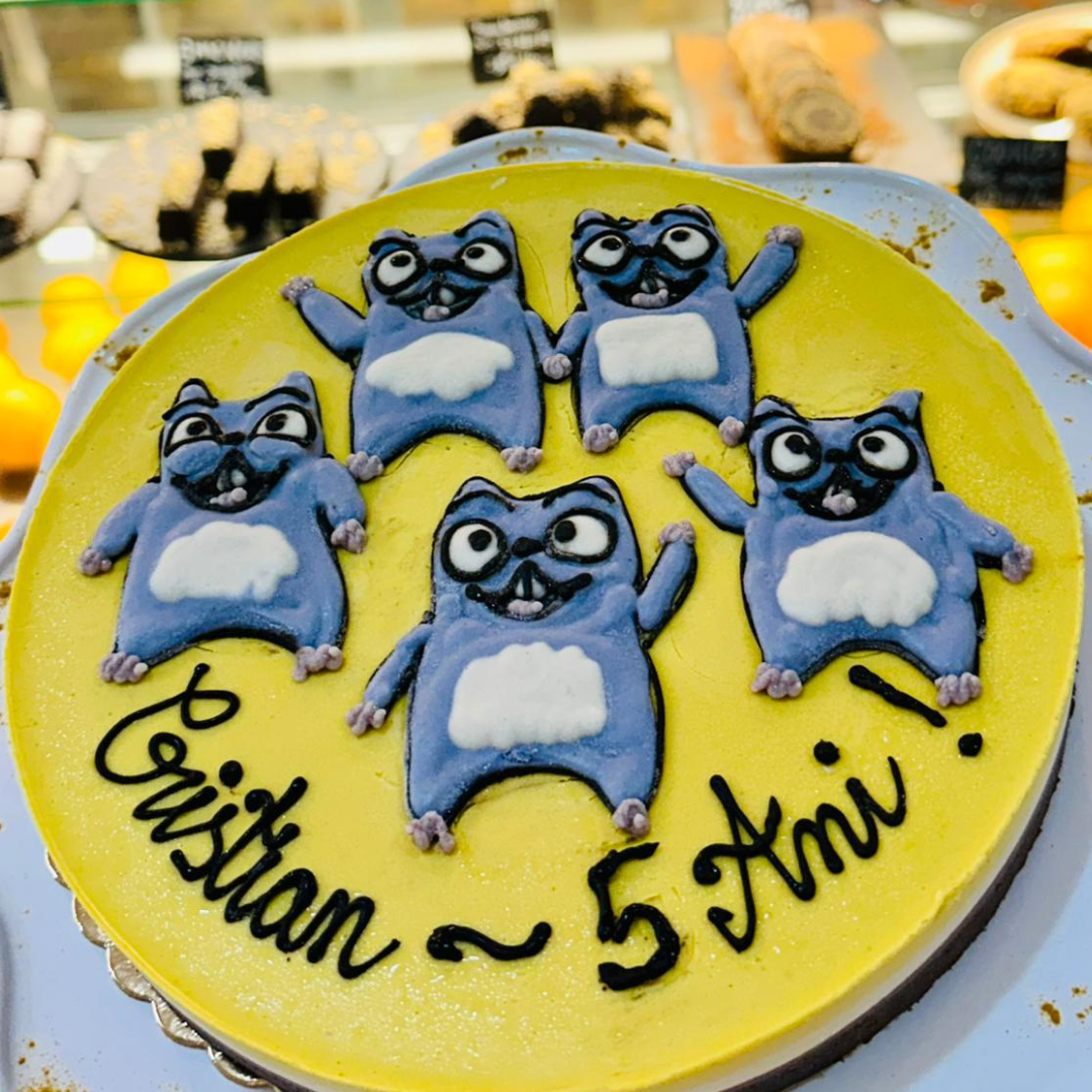 Tort Mousse ciocolată, crema vanilie Bourbon și mango - Colecția pentru copii