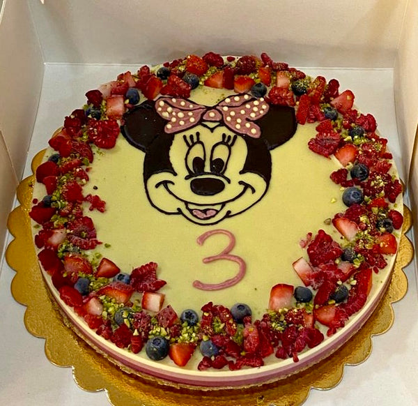 Tort Curcubeu, Minnie Mouse - Colecția pentru copii