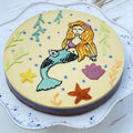 Tort Cheesecake cu afine, Mica Sirenă - Colecția pentru copii