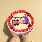 Tort Curcubeu, Masina de pompieri - Colecția pentru copii