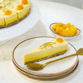Tort cu mango, fructul pasiunii și fresh de portocale