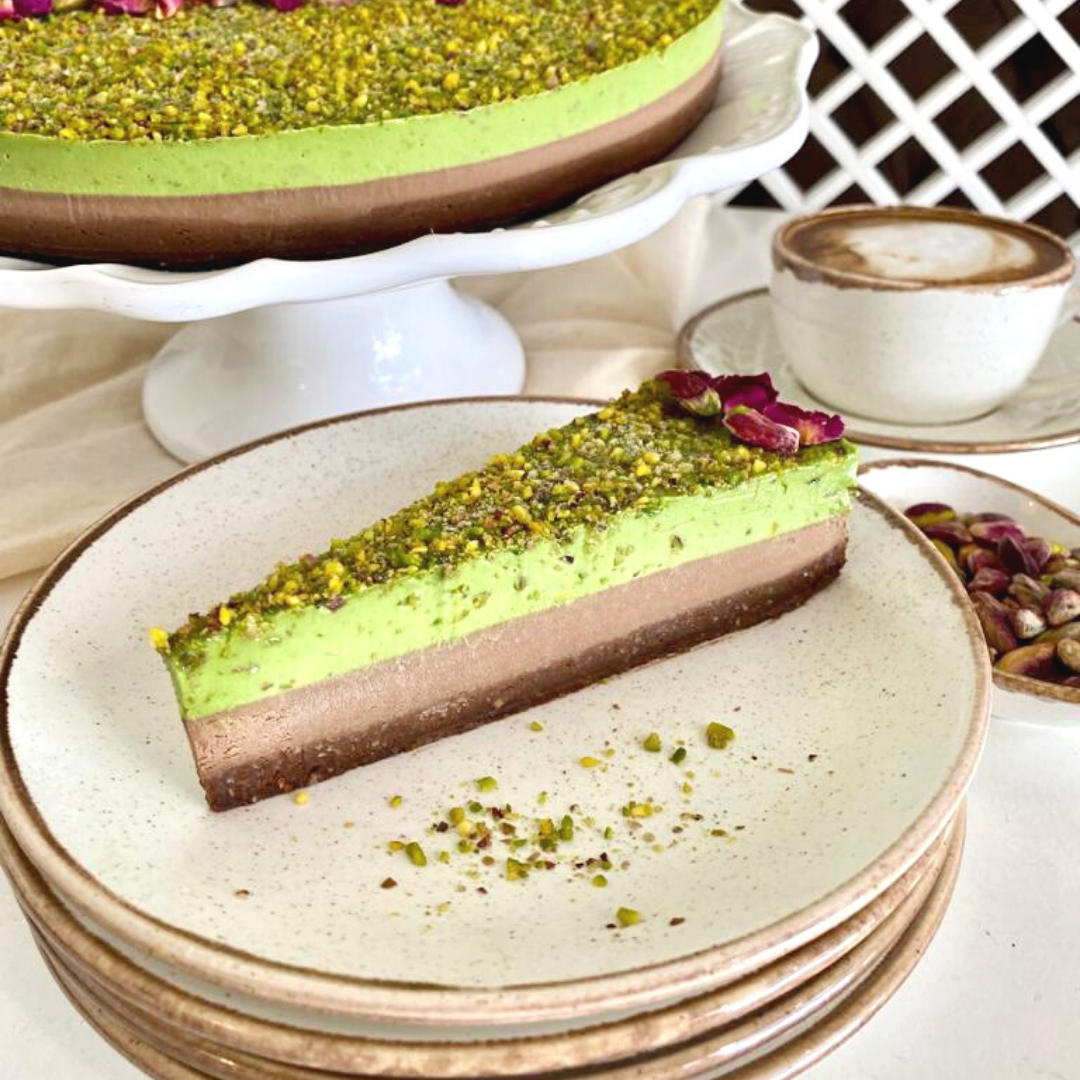 Tort fistic si ciocolata